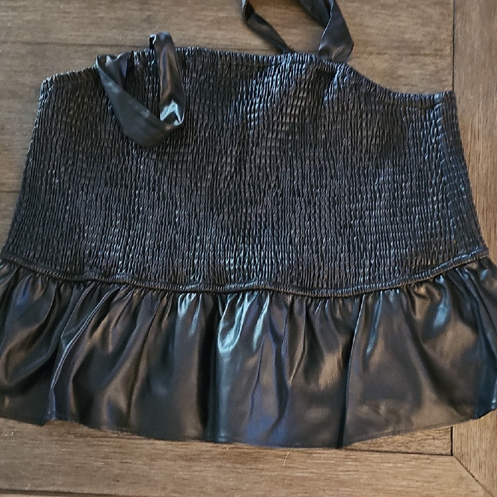 Torrid Black Smocked Tube Top